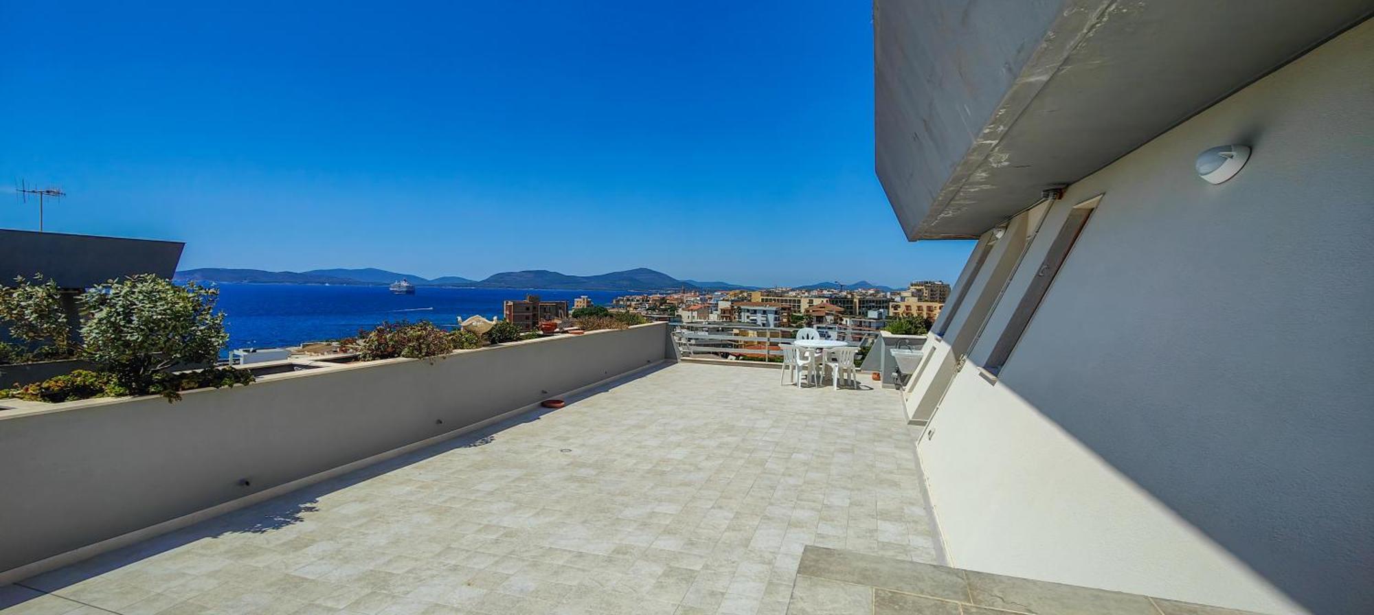 Ferienwohnung Lucy Penthouse Alghero Exterior foto